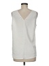 Nordstrom Ivory Sleeveless Blouse Size M - photo 2