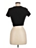 Cotton On Black Short Sleeve Turtleneck Size M - photo 2