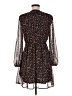 Zara Basic 100% Polyester Animal Print Black Cocktail Dress Size M - photo 2
