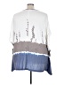 Suzanne Betro Blue Short Sleeve Top Size 3X - photo 2