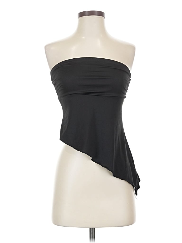 Pre-owned Cider Tube Top Black Strapless Neckline Tops