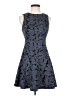 Alice + Olivia 100% Polyester Paisley Blue Cocktail Dress Size 0 - photo 1