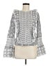 Willow & Clay Silver Long Sleeve Blouse Size M - photo 1
