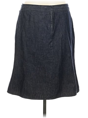 Express Denim Skirt (view 1)