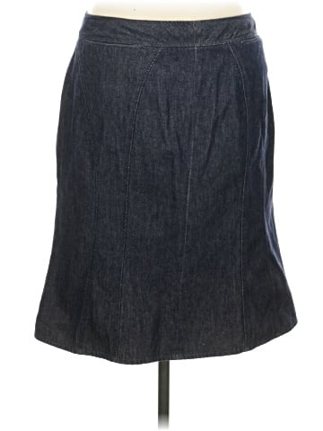 Express Denim Skirt (view 2)