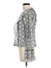 Willow & Clay Silver Long Sleeve Blouse Size M - photo 5