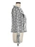 Willow & Clay Silver Long Sleeve Blouse Size M - photo 4