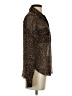 Haute Hippie 100% Silk Animal Print Brown Long Sleeve Silk Top Size XS - photo 4