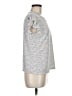 Adrianna Papell Silver Short Sleeve Top Size M - photo 4