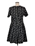 Forever 21 Plus Chevron-herringbone Black Casual Dress Size 1X - photo 2