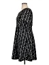 Forever 21 Plus Chevron-herringbone Black Casual Dress Size 1X - photo 5