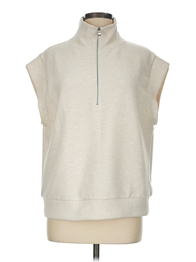 Pre-owned Calia Sweater Vest In Silver