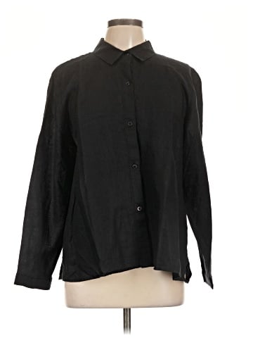 Eileen Fisher Long Sleeve Button-Down Shirt (view 1)