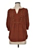 41Hawthorn 100% Polyester Orange 3/4 Sleeve Blouse Size M - photo 1