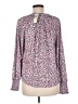 Democracy Purple Long Sleeve Blouse Size M - photo 2