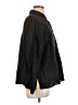 Eileen Fisher Solid Black Long Sleeve Button-Down Shirt Size L - photo 4