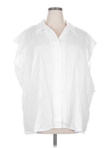 Lane Bryant Sleeveless Button-Down Shirt (view 1)