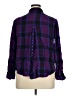 Westbound 100% Rayon Plaid Purple Long Sleeve Button-Down Shirt Size XL - photo 2