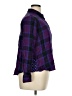 Westbound 100% Rayon Plaid Purple Long Sleeve Button-Down Shirt Size XL - photo 4