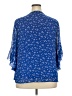 Timeson Stars Blue 3/4 Sleeve Blouse Size XXL - photo 2