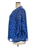 Timeson Stars Blue 3/4 Sleeve Blouse Size XXL - photo 5