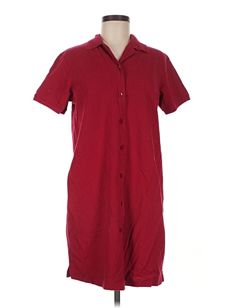 Pre-owned Talbots Casual Dress In Burgundy