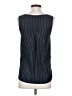 Aura 100% Polyester Blue Sleeveless Blouse Size S (estimated) - photo 2