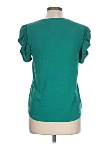 Green Envelope Short Sleeve Top (view 2)