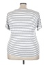 Scarlett Stripes Silver Short Sleeve T-Shirt Size 3X - photo 2