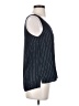 Aura 100% Polyester Blue Sleeveless Blouse Size S (estimated) - photo 4