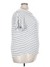 Scarlett Stripes Silver Short Sleeve T-Shirt Size 3X - photo 4