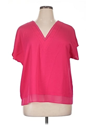 DKNY Short Sleeve Blouse (view 1)