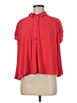 Free People Short Sleeve Blouse