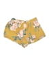 Billabong 100% Rayon Floral Yellow Shorts Size S - photo 1