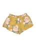 Billabong 100% Rayon Floral Yellow Shorts Size S - photo 2