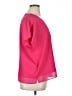 DKNY 100% Polyester Pink Short Sleeve Blouse Size XL - photo 4