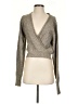 Free People Metallic Gray Cardigan Size S - photo 1