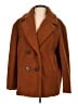 French Connection 100% Polyester Brown Coat Size L - photo 1