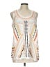 Sigrid Olsen 100% Polyester White Tank Top Size L - photo 1