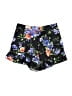 Sans Souci 100% Polyester Floral Black Shorts Size S - photo 2