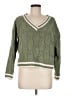 Hippie Rose 100% Polyester Green Pullover Sweater Size M - photo 1