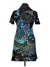 Smash Graphic Teal Cocktail Dress Size XL - photo 2