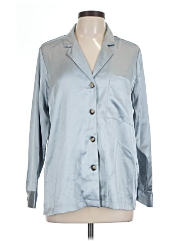 Topshop Long Sleeve Blouse (view 1)