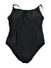 Hurley Solid Black One Piece Swimsuit Size XL - photo 1