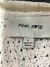 Pink Rose 100% Polyester Color Block Ivory Pullover Sweater Size L - photo 7