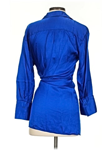 Zara 3/4 Sleeve Button-Down Shirt (view 2)
