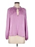 1.State 100% Polyester Purple Long Sleeve Blouse Size M - photo 1