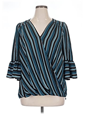INC International Concepts 3/4 Sleeve Blouse (view 1)