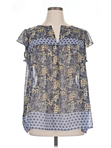 Ann Taylor LOFT Outlet Short Sleeve Blouse (view 1)