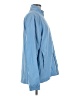 Adidas 100% Polyester Solid Blue Track Jacket Size M - photo 4
